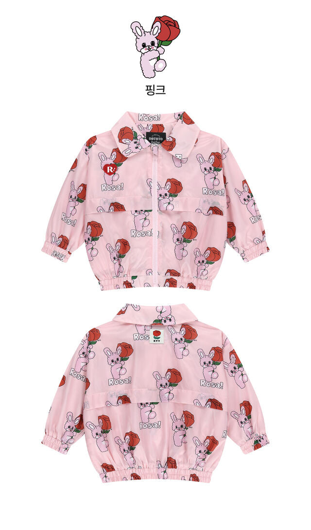 Floral Pattern Windreaker