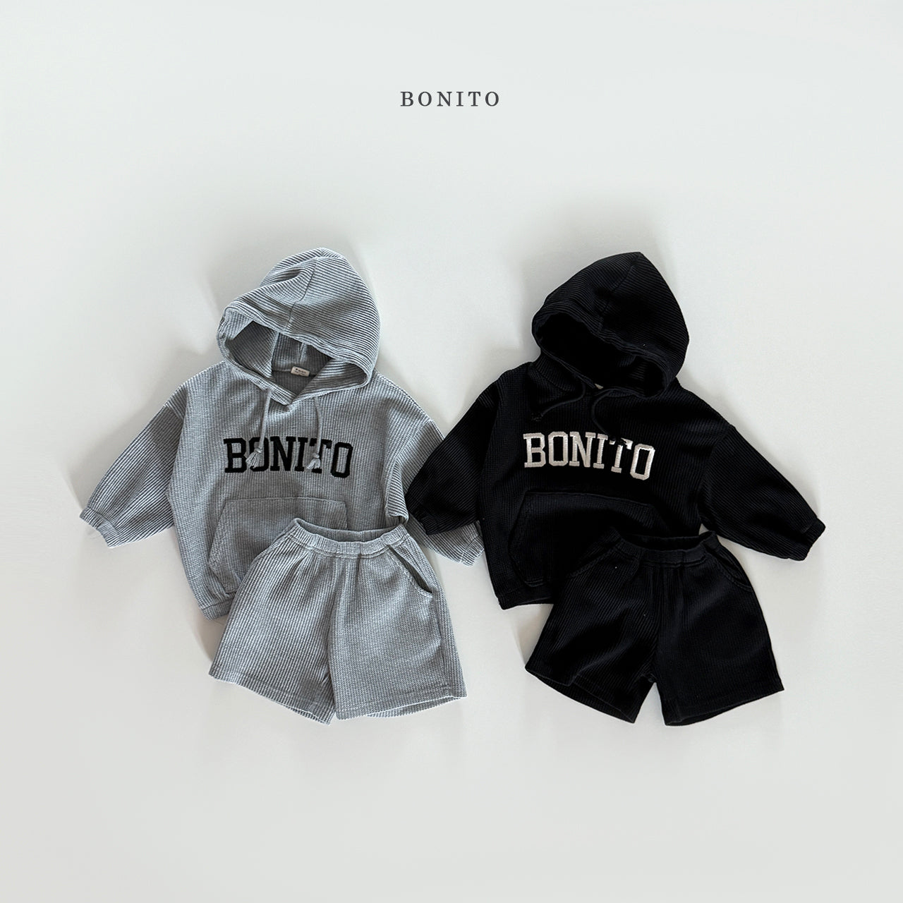 Bonito Waffle Hoodie Set