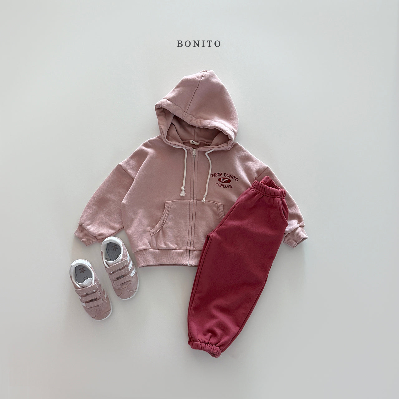 "From Bonito" Hoodie Zip-up Jacket