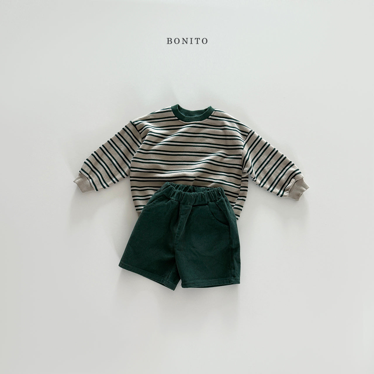 Stripe Color Sweatshirt