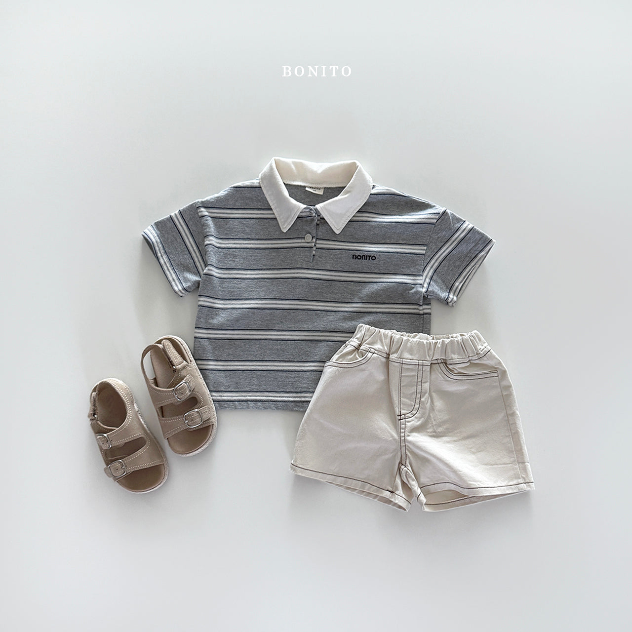 Stripe Collar Shirt