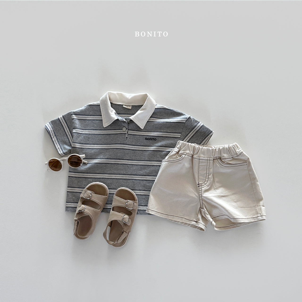 Stripe Collar Shirt