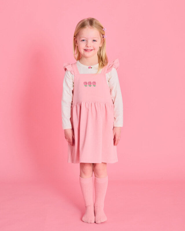 Floral Pinafore Dress