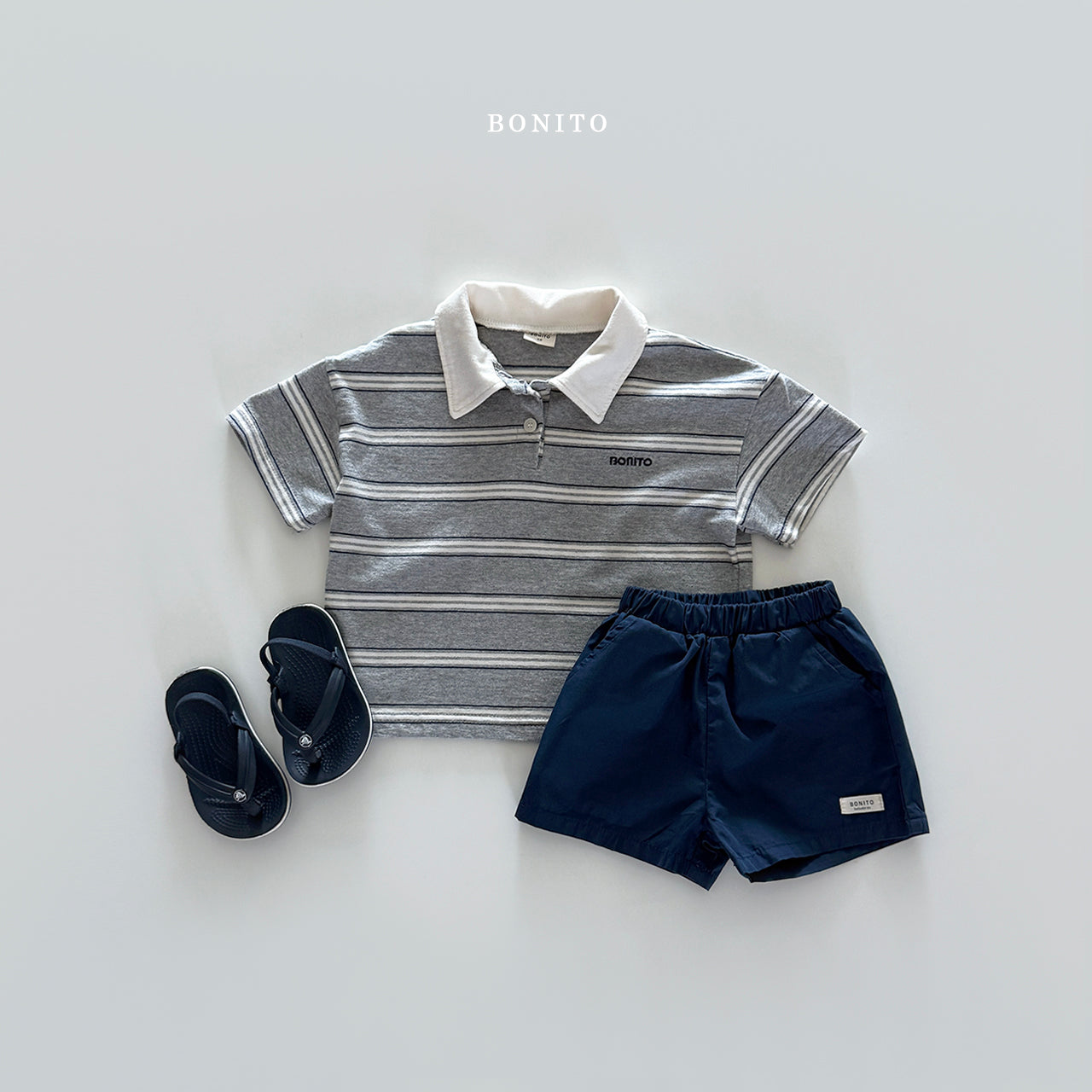 Stripe Collar Shirt