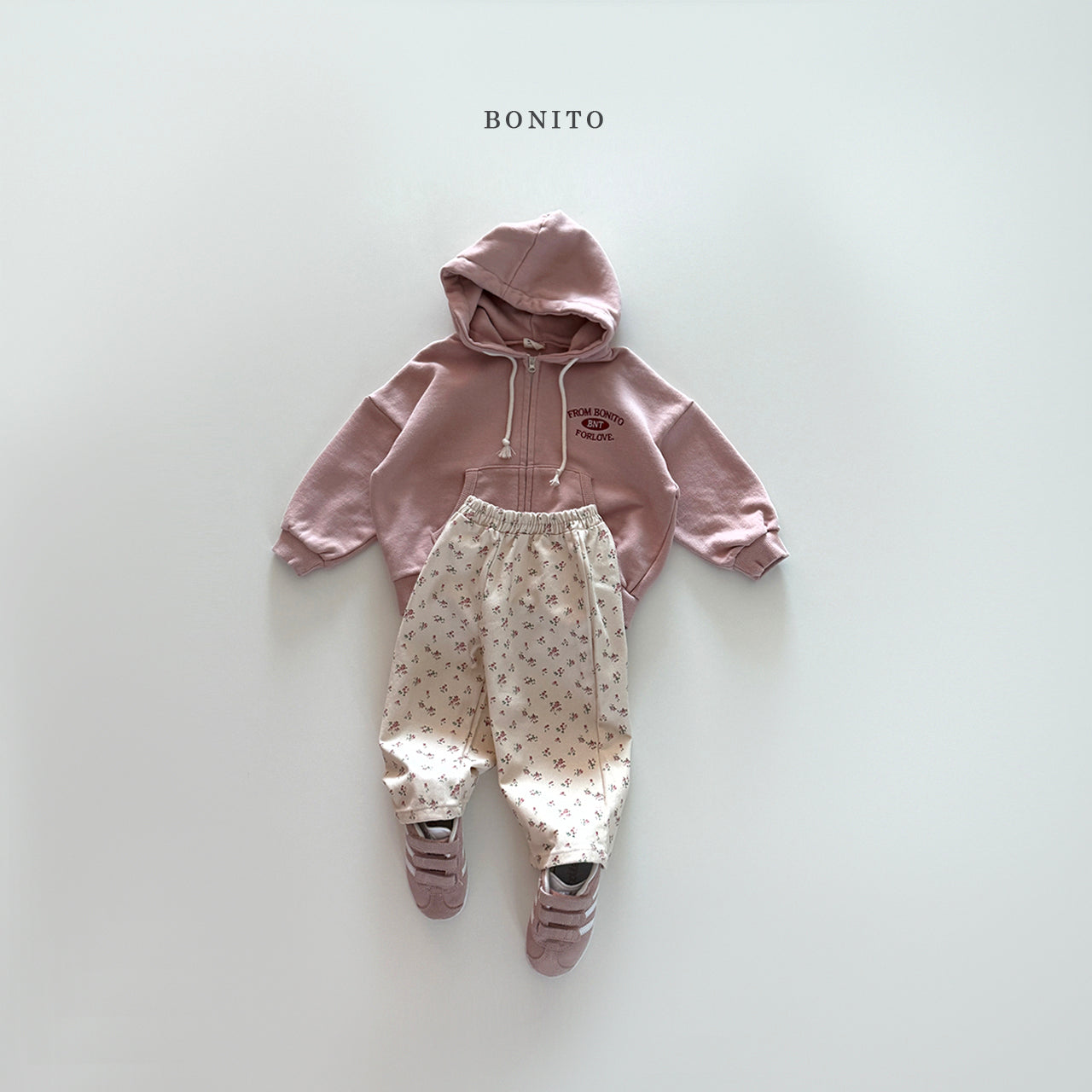 "From Bonito" Hoodie Zip-up Jacket
