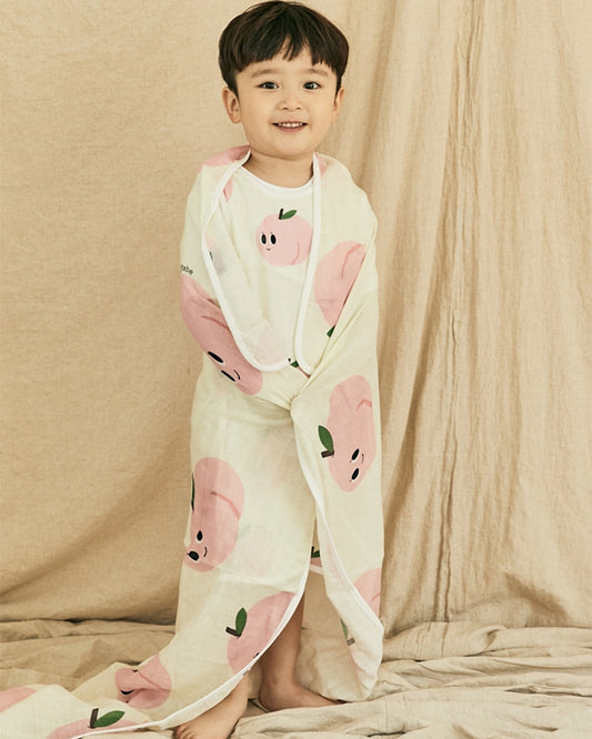 Gauze Blanket (Peach)