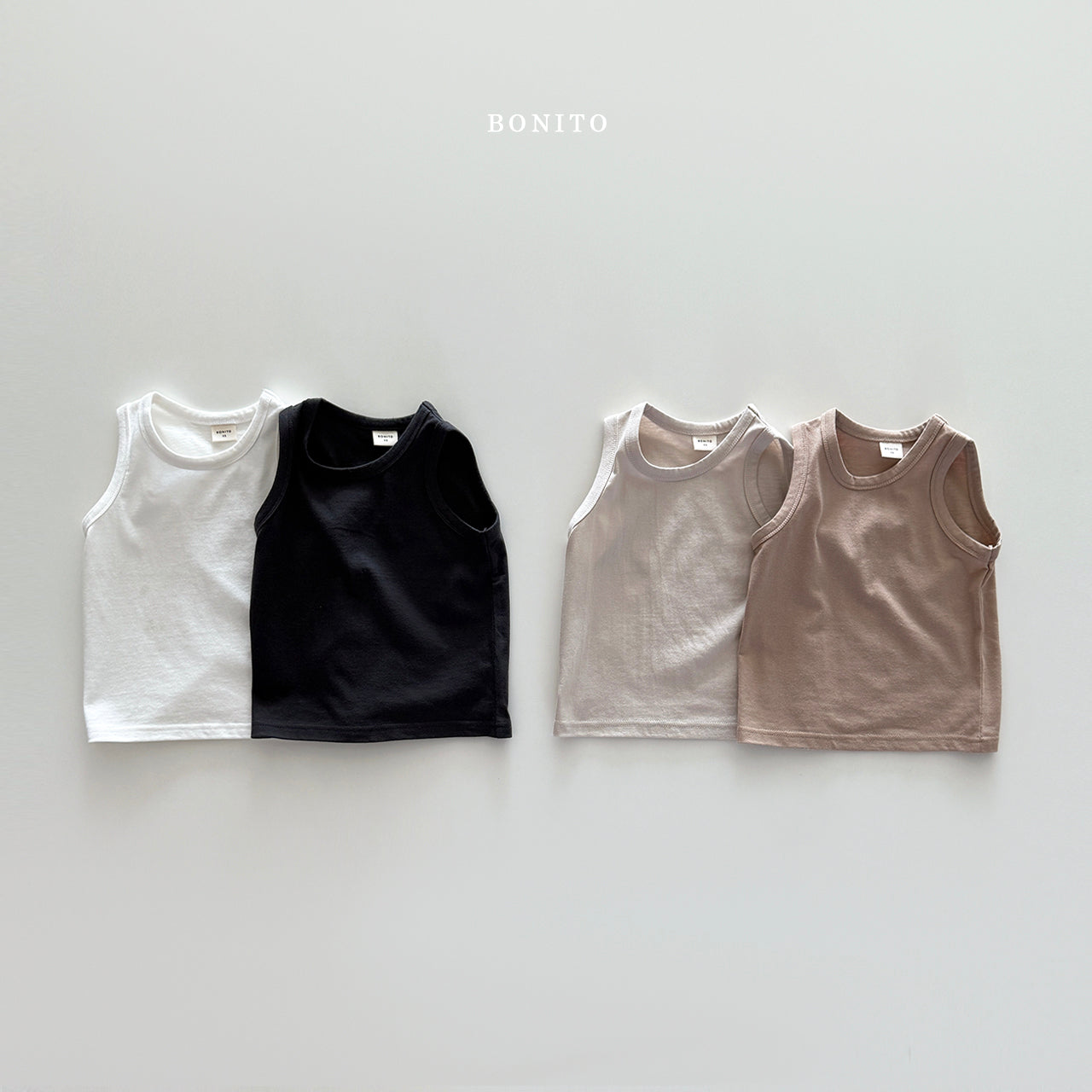 1+1 Sleveless T-shirt (2pcs)