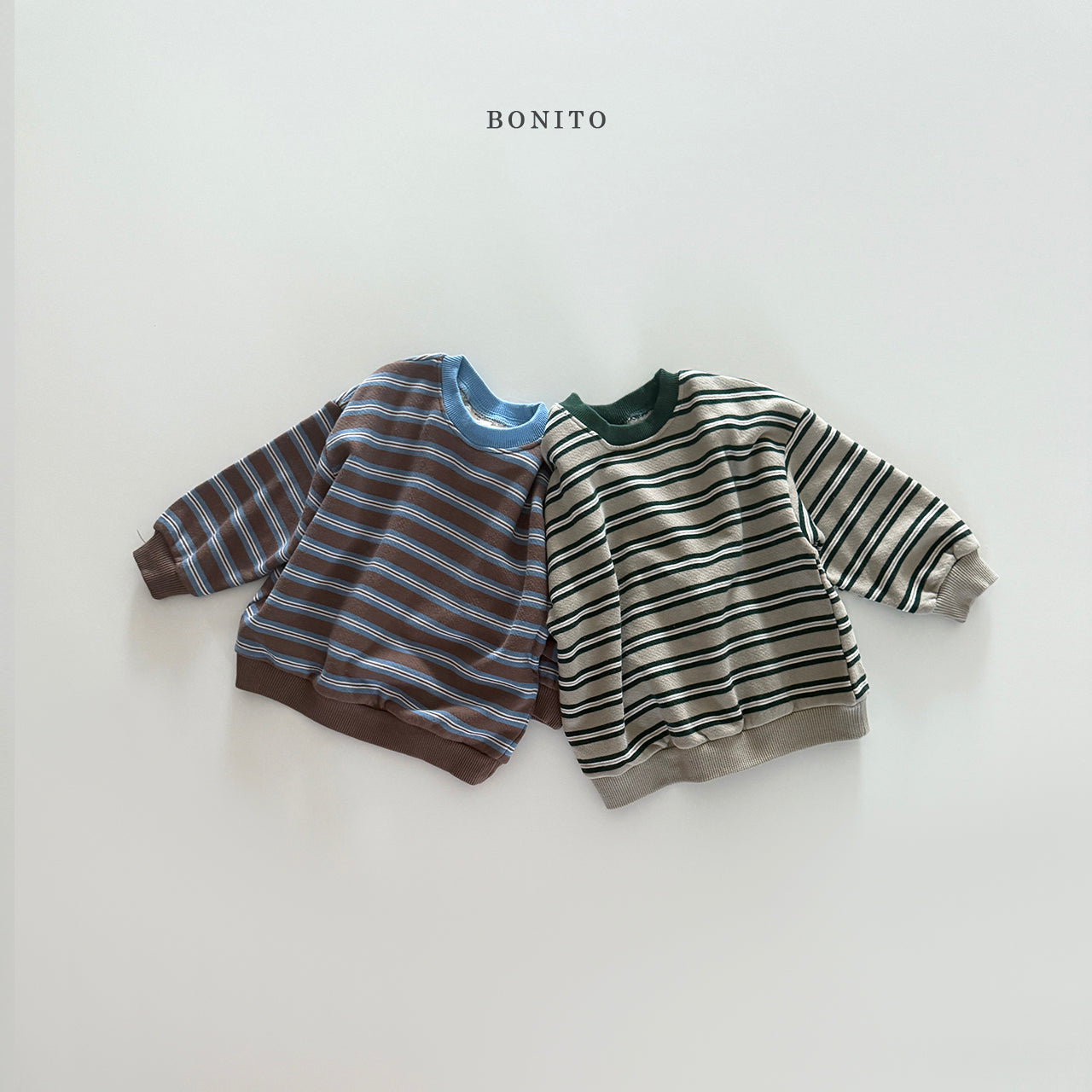 Stripe Color Sweatshirt