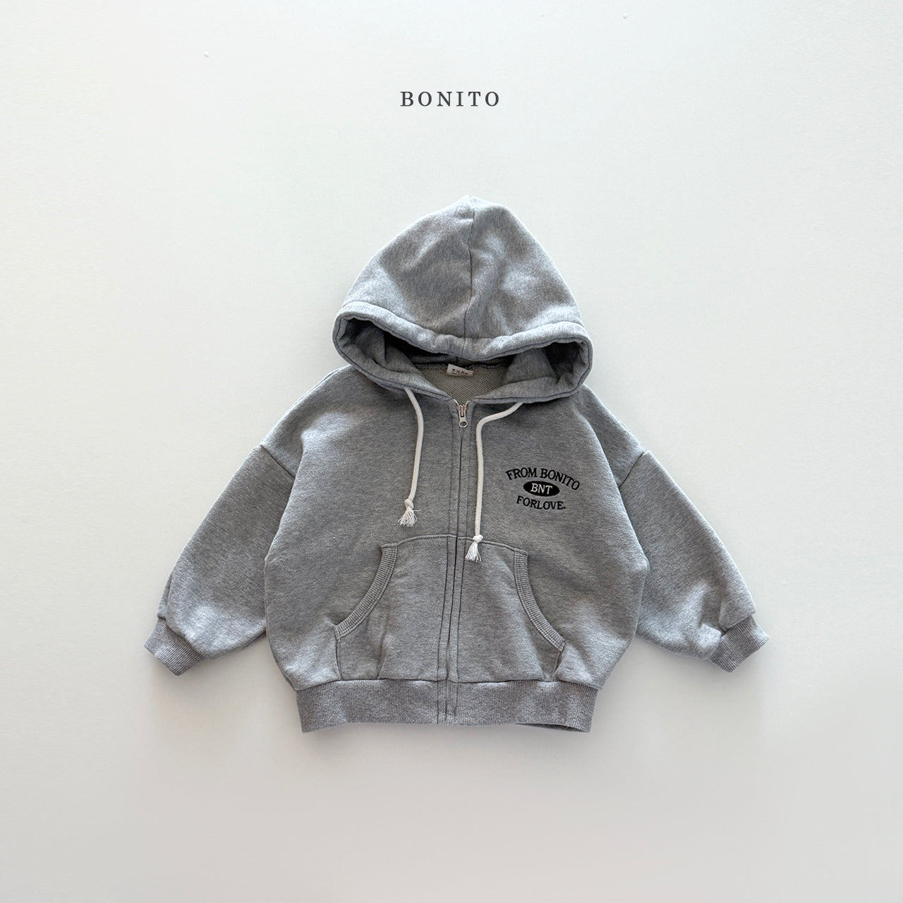 "From Bonito" Hoodie Zip-up Jacket