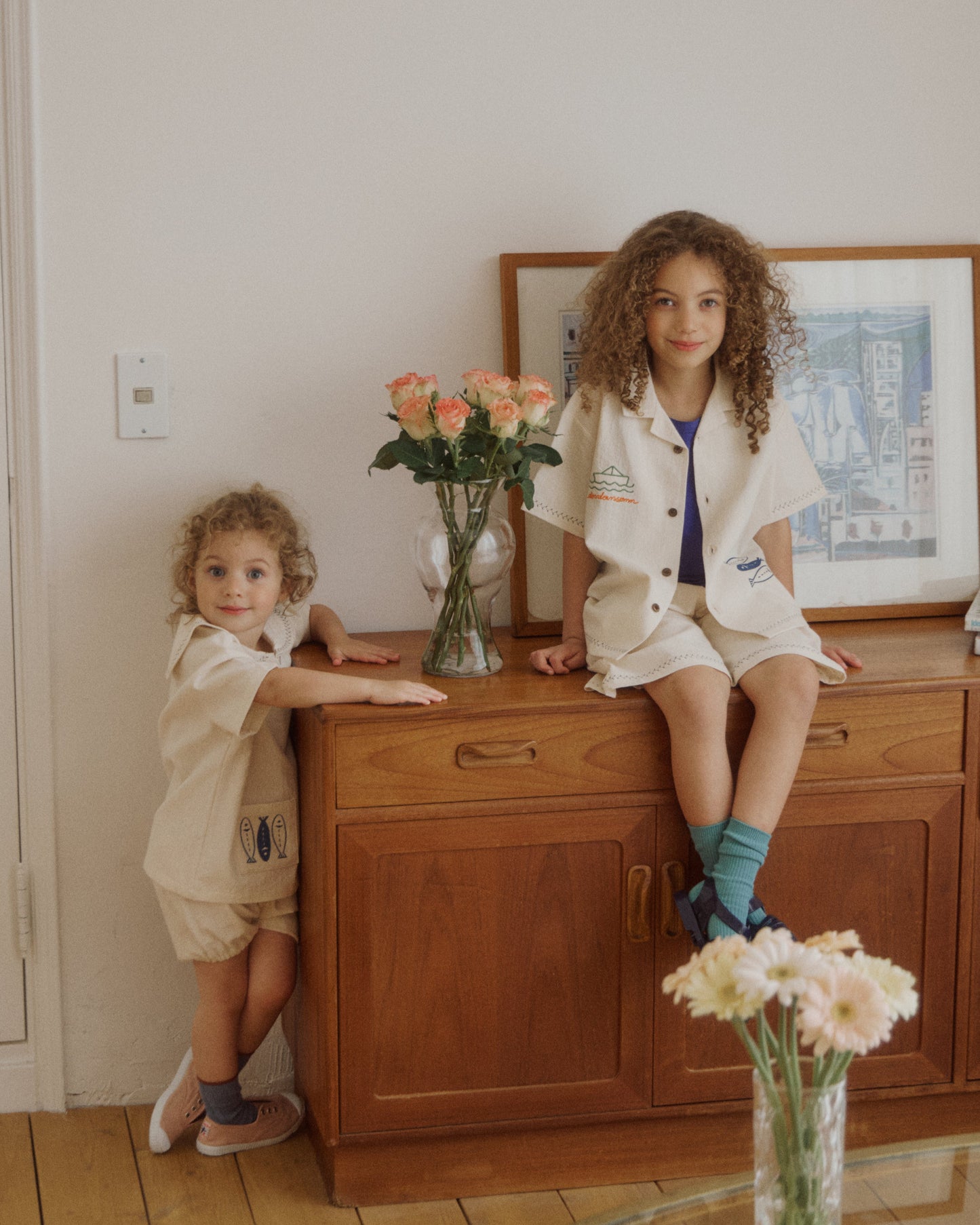 Fish Picnic Shirt Set