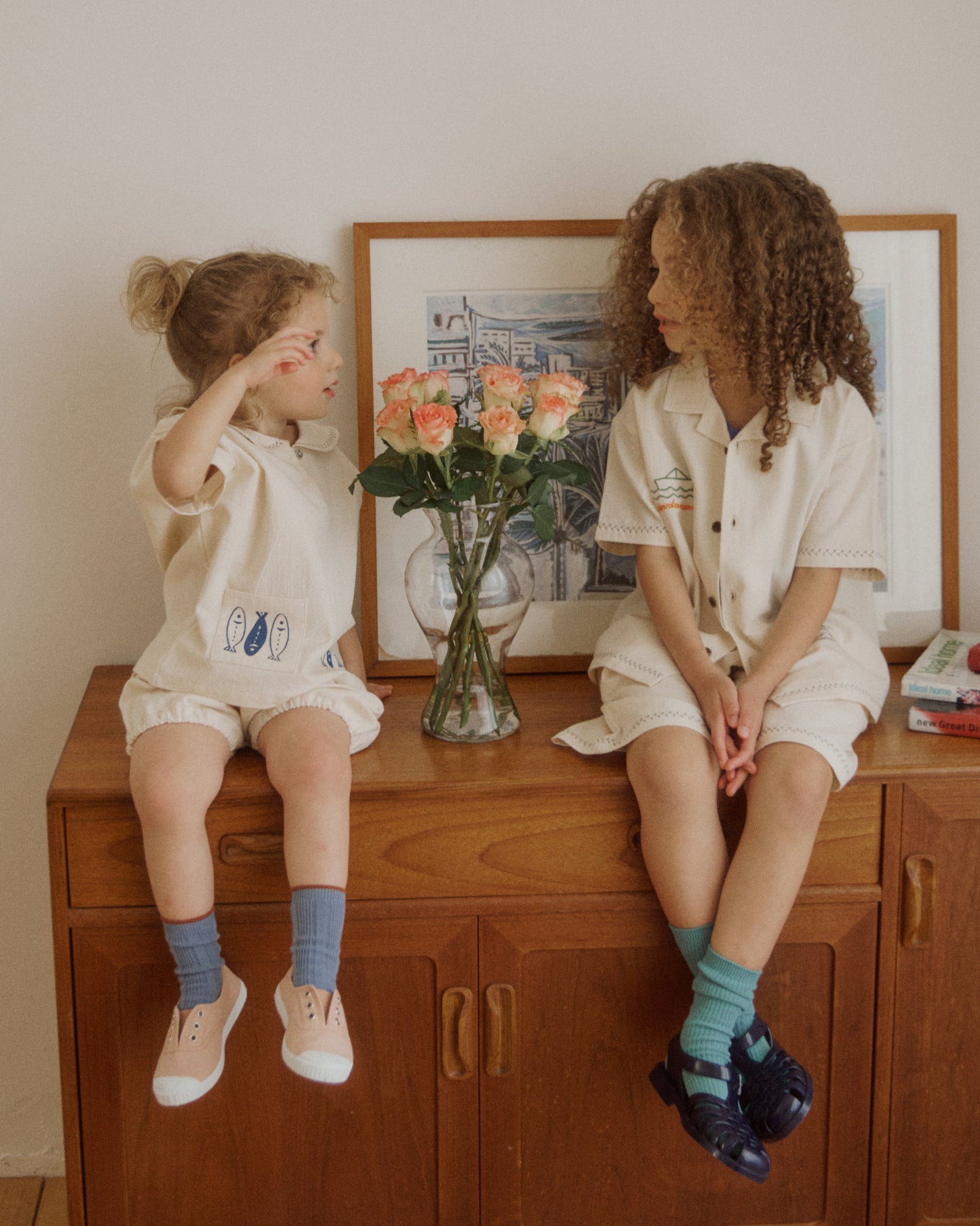 Fish Picnic Shirt Set