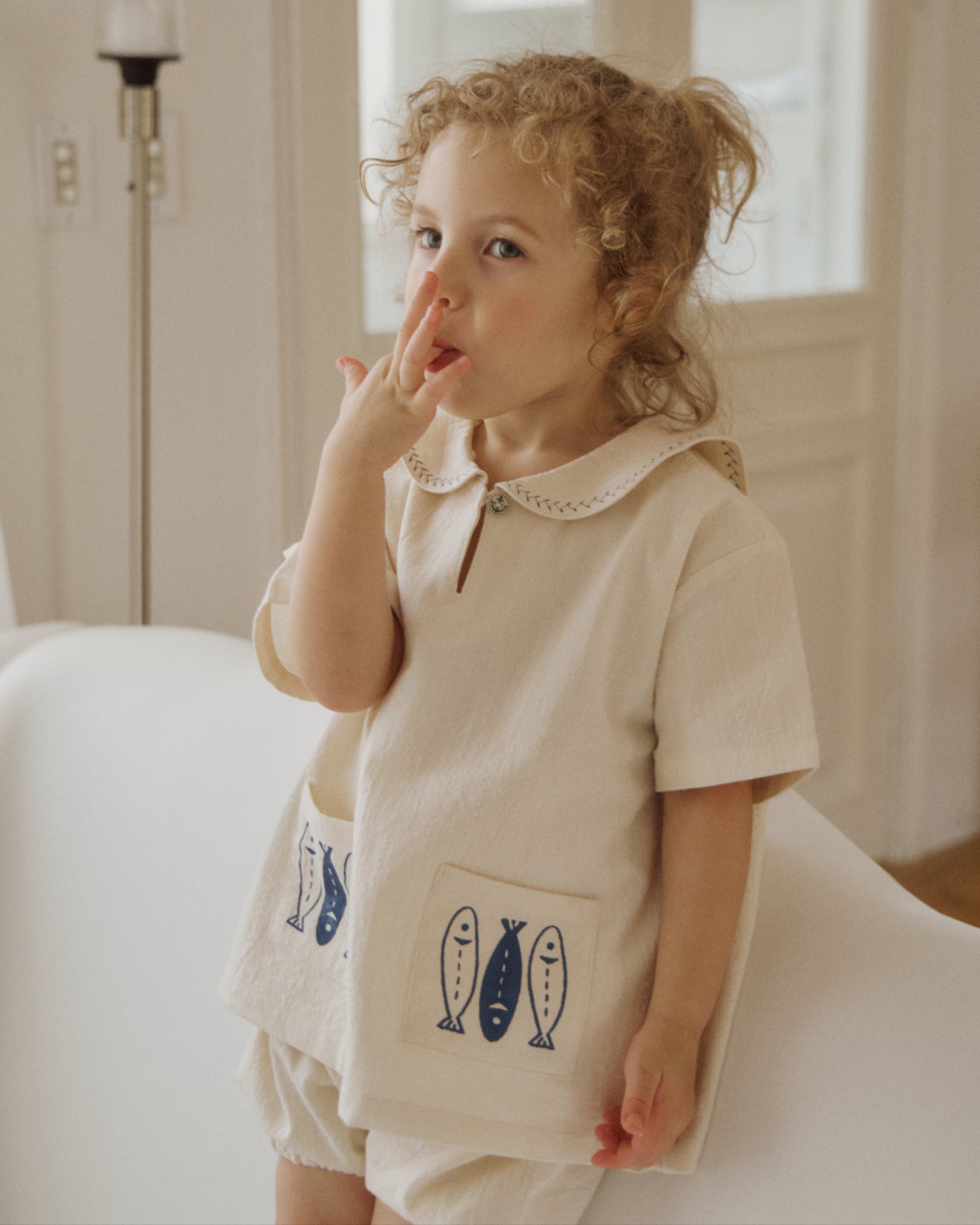 Fish Picnic Sailor Set