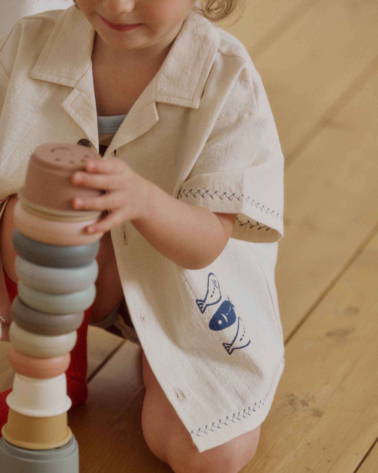 Fish Picnic Shirt Set