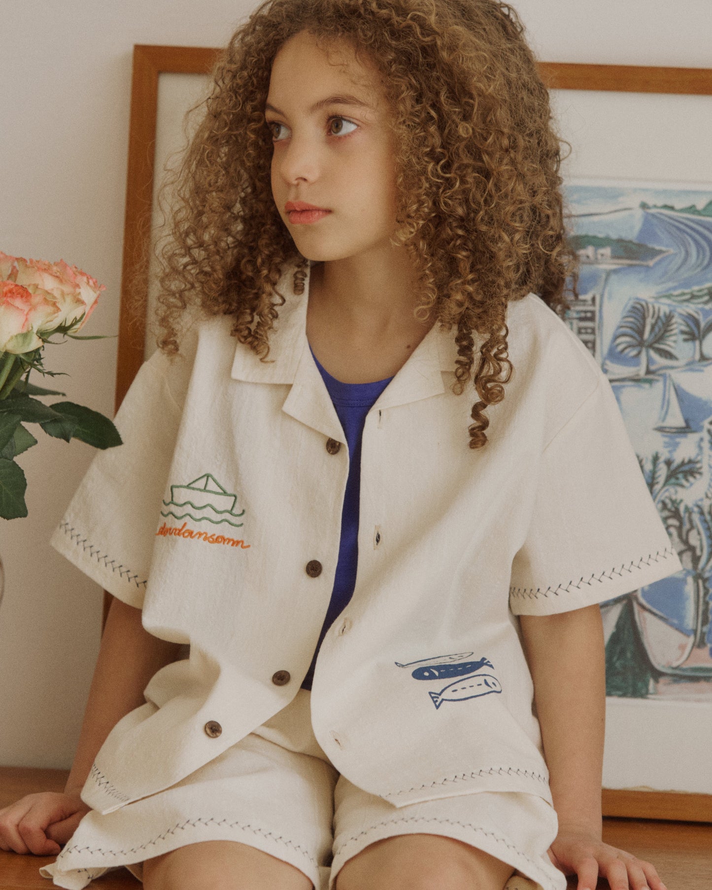 Fish Picnic Shirt Set