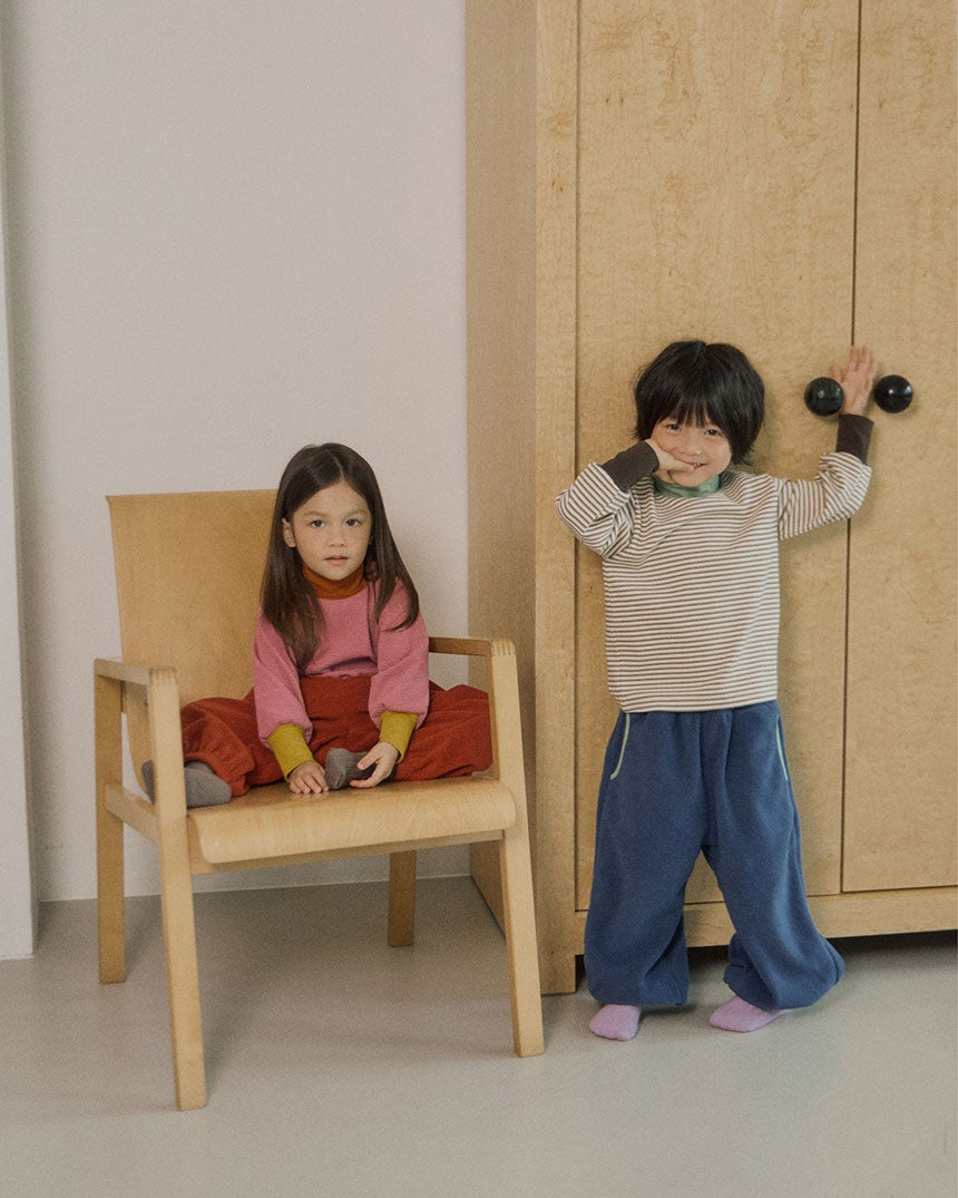 Layered Stripe Turtleneck T-shirt