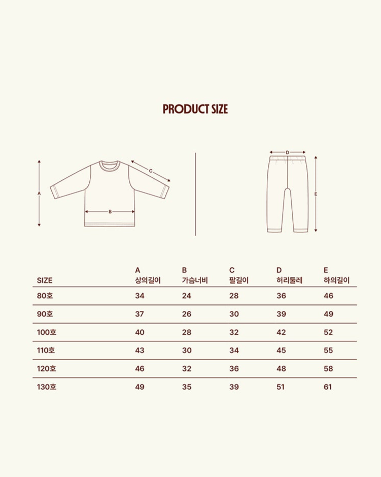 Spring Supima Cotton Color PJ Set (Snug Fit / Long Sleeve)