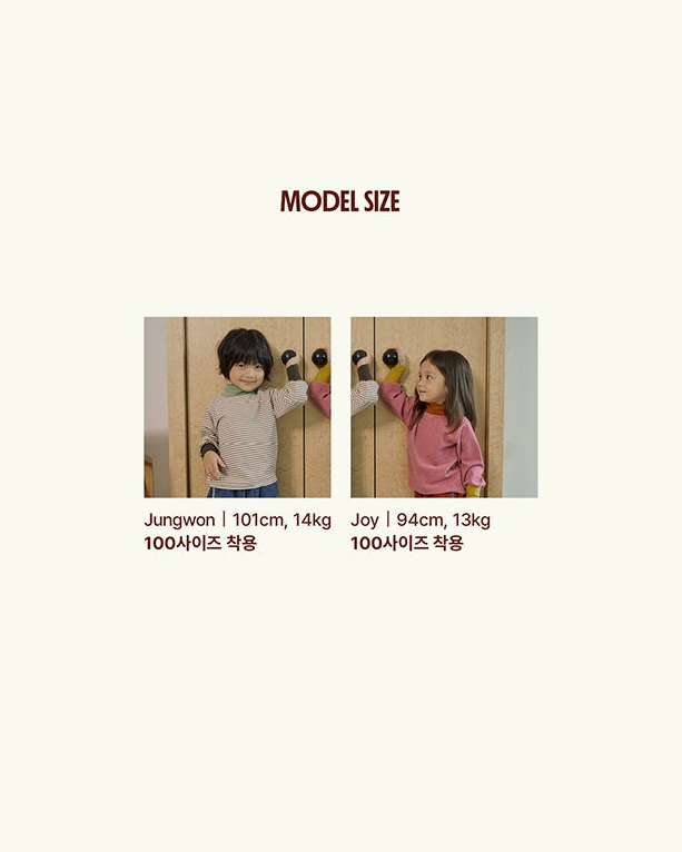 Layered Stripe Turtleneck T-shirt