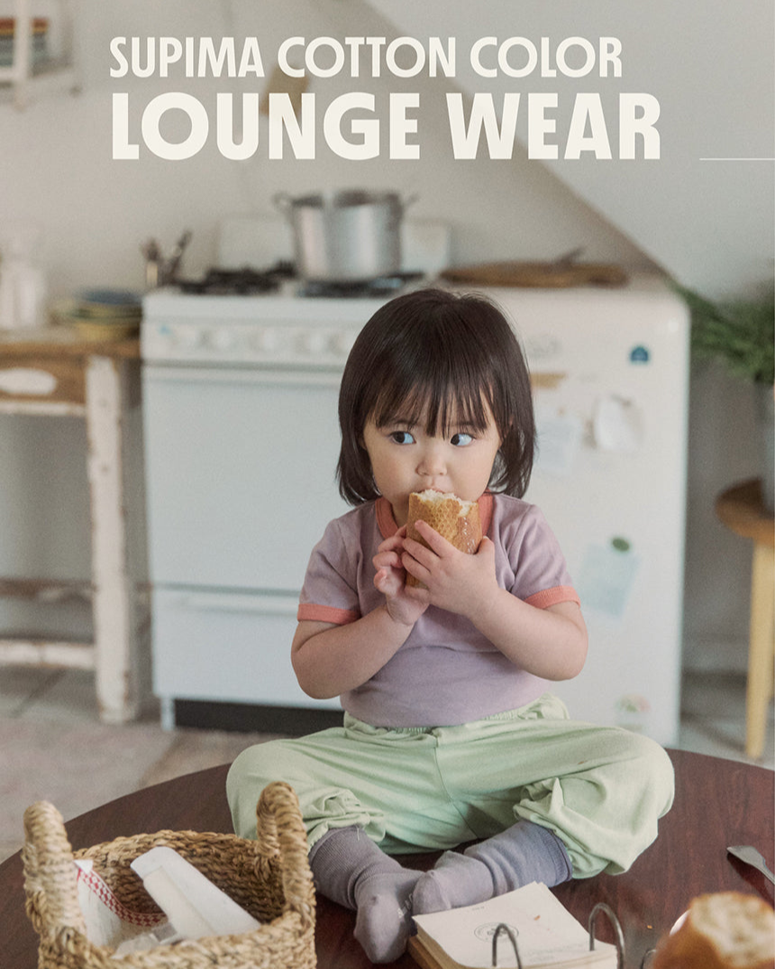 Spring Supima Cotton Color PJ Set (Jogger Fit / Short Sleeve)