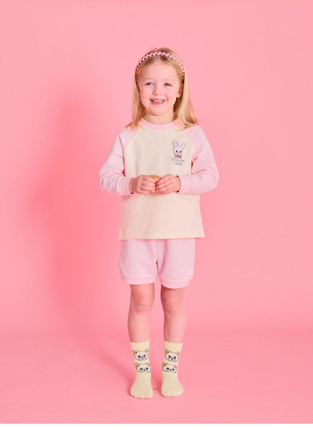 Floral Raglan Short Set