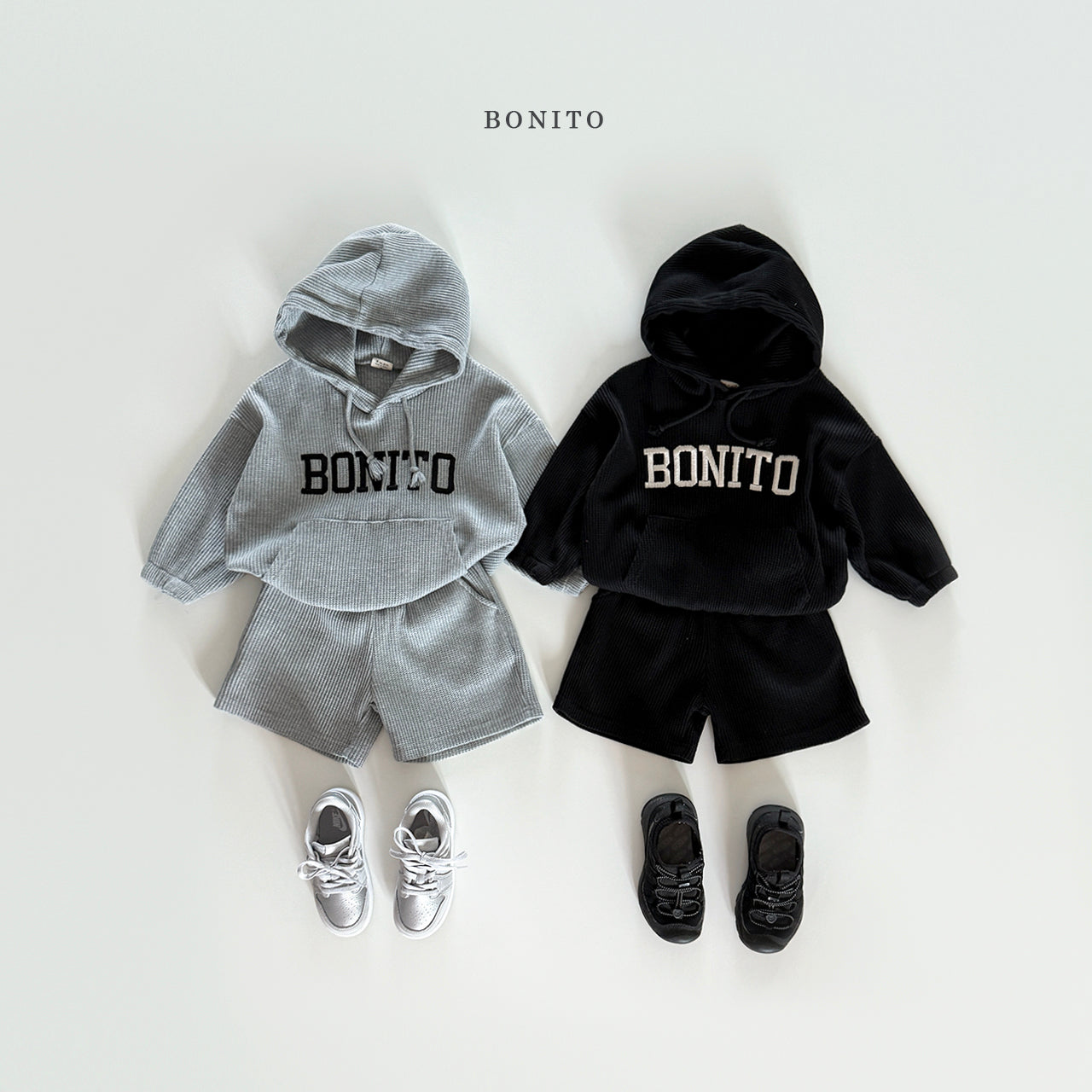 Bonito Waffle Hoodie Set