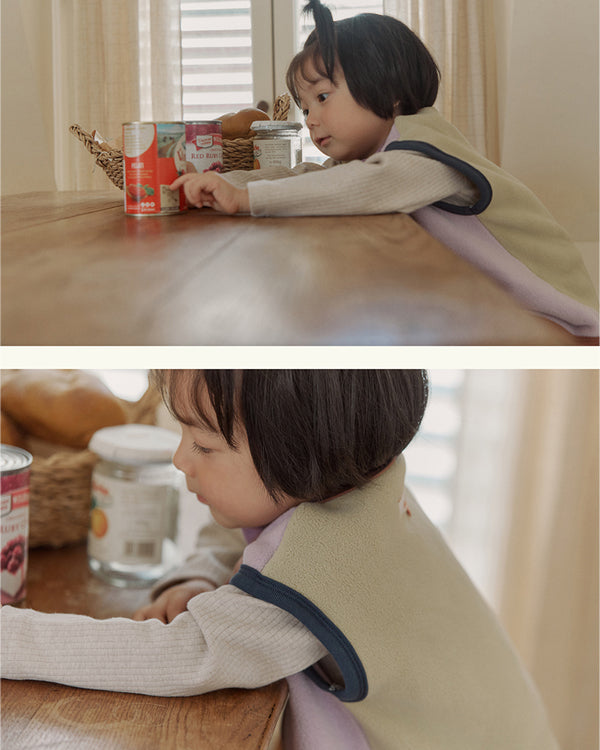 Color Block Fleece Vest