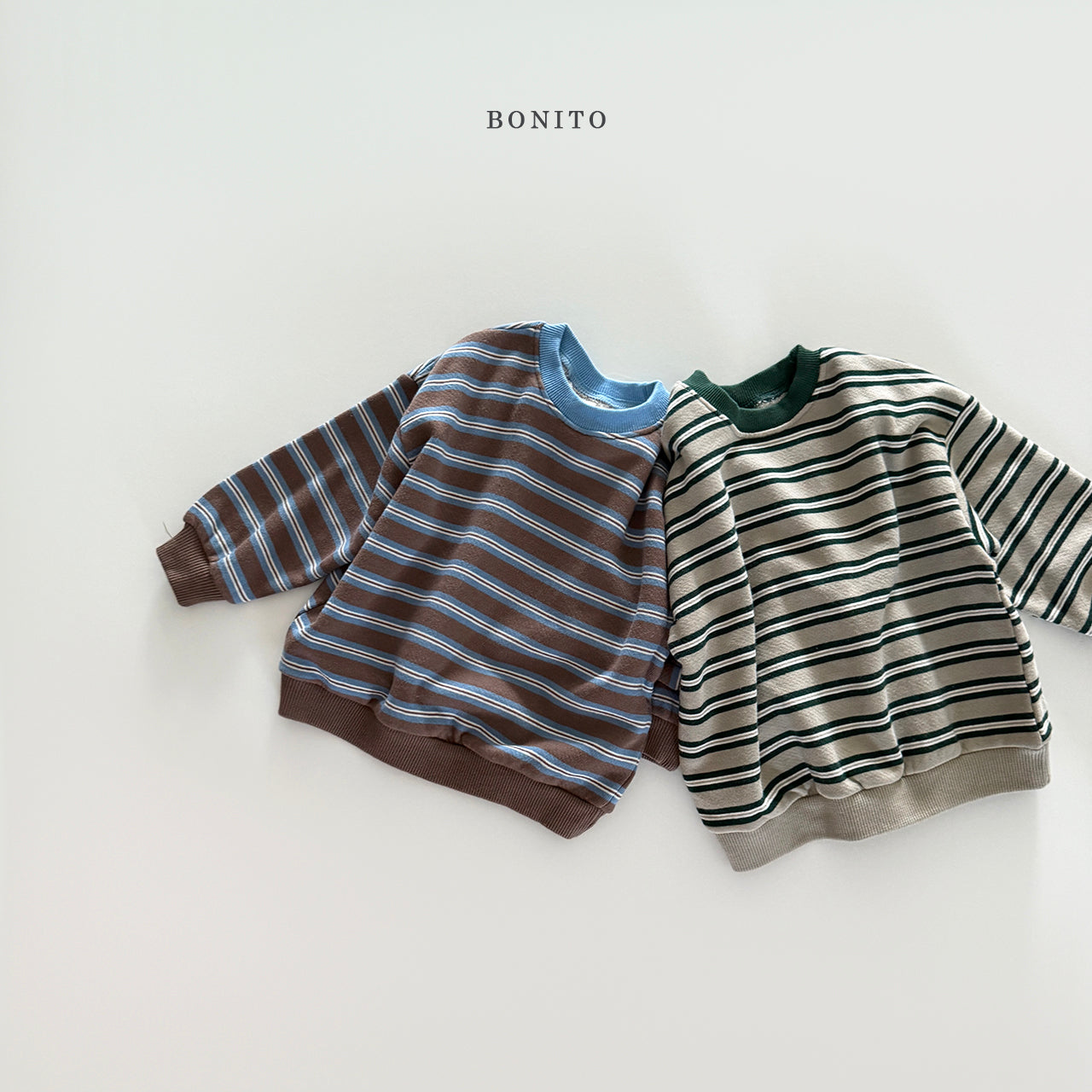 Stripe Color Sweatshirt