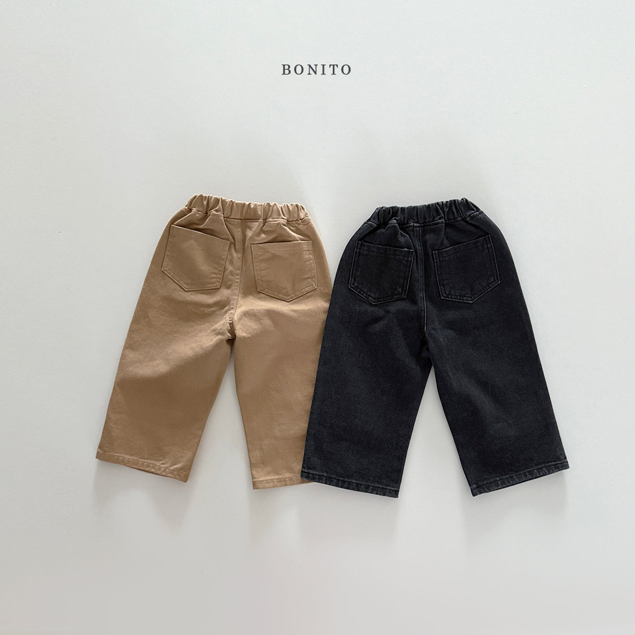 Point Big Pocket Denim Pants