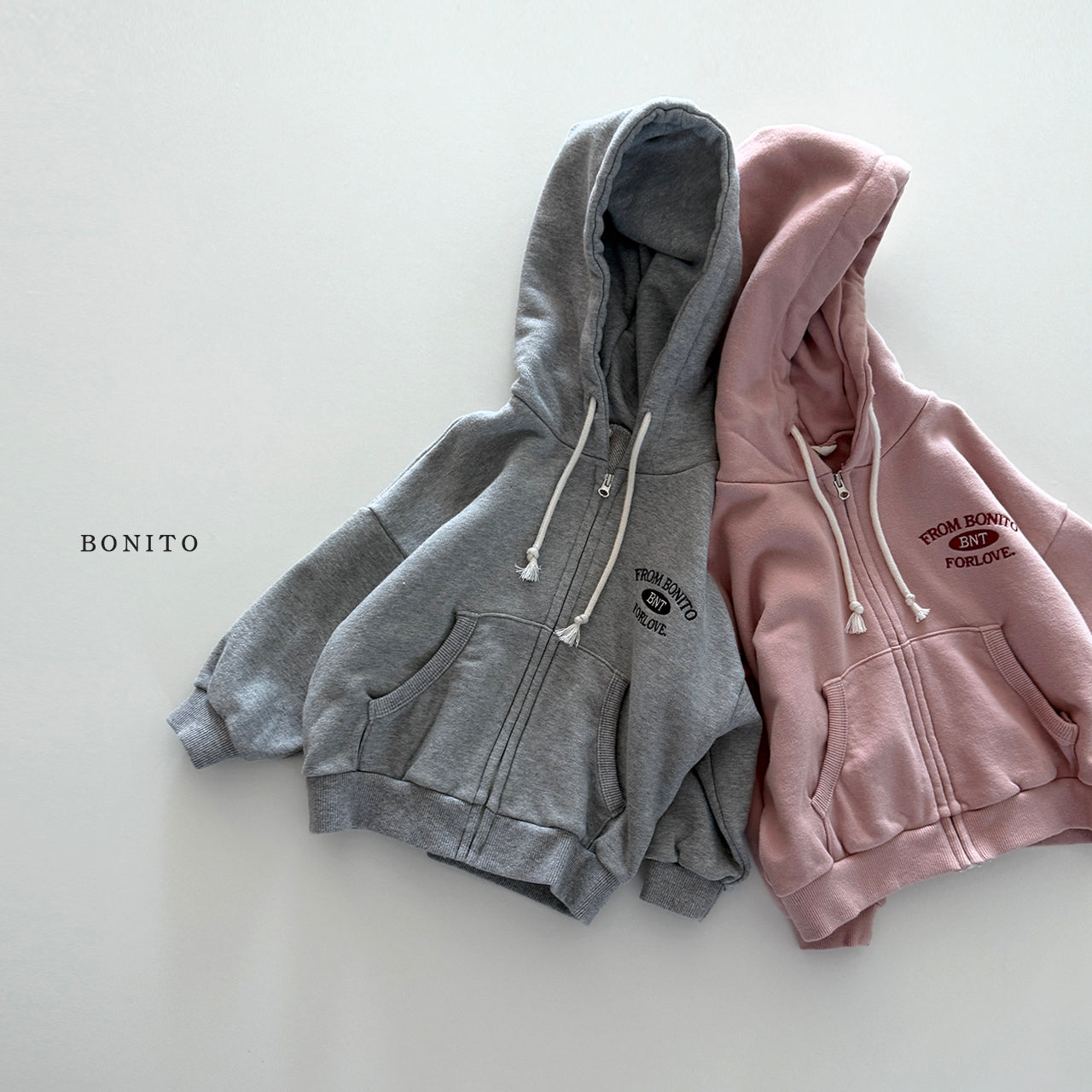 "From Bonito" Hoodie Zip-up Jacket