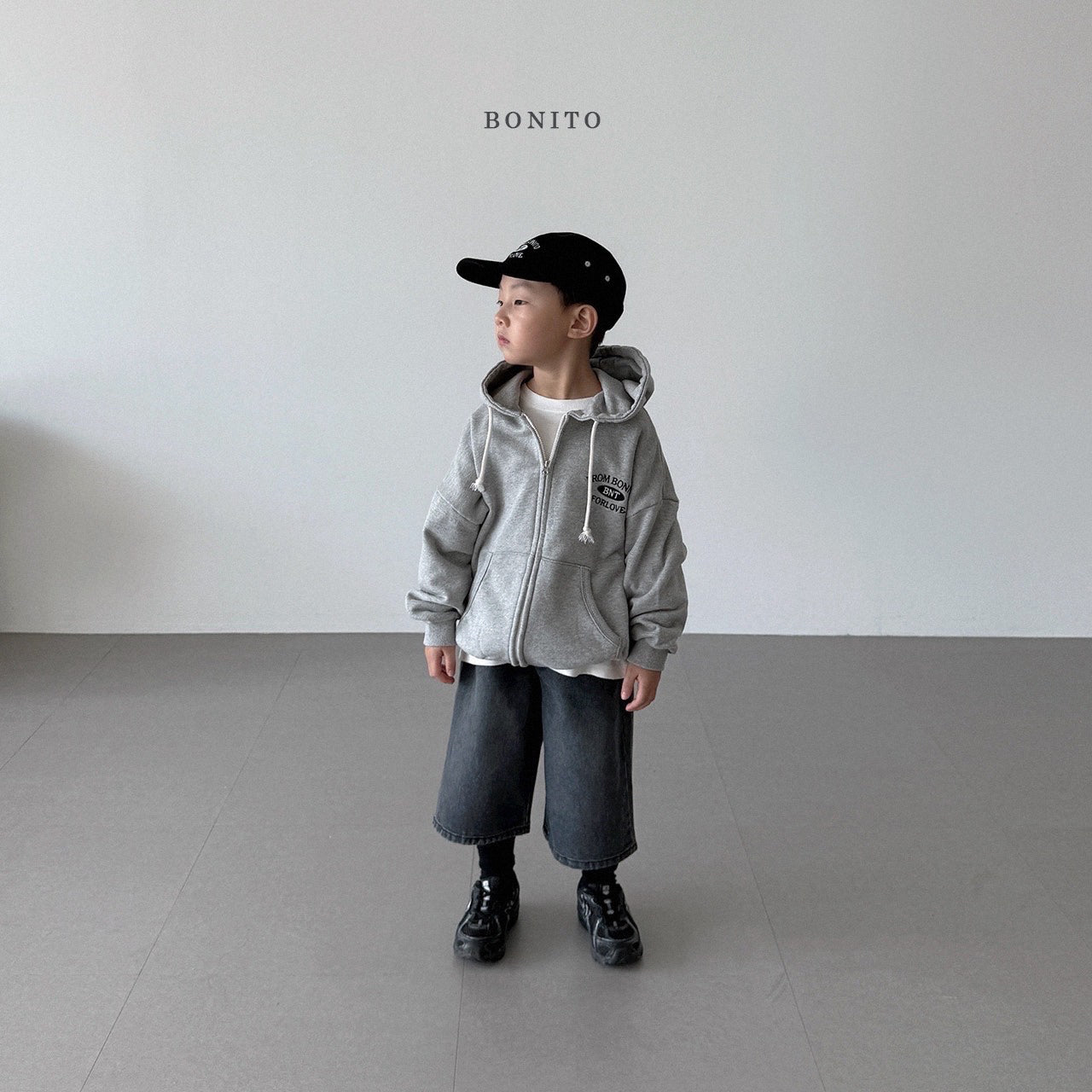 "From Bonito" Hoodie Zip-up Jacket