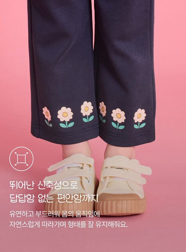 Floral Bootcut Pants