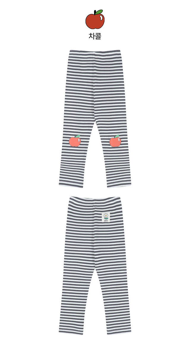 Floral Stripe Leggings