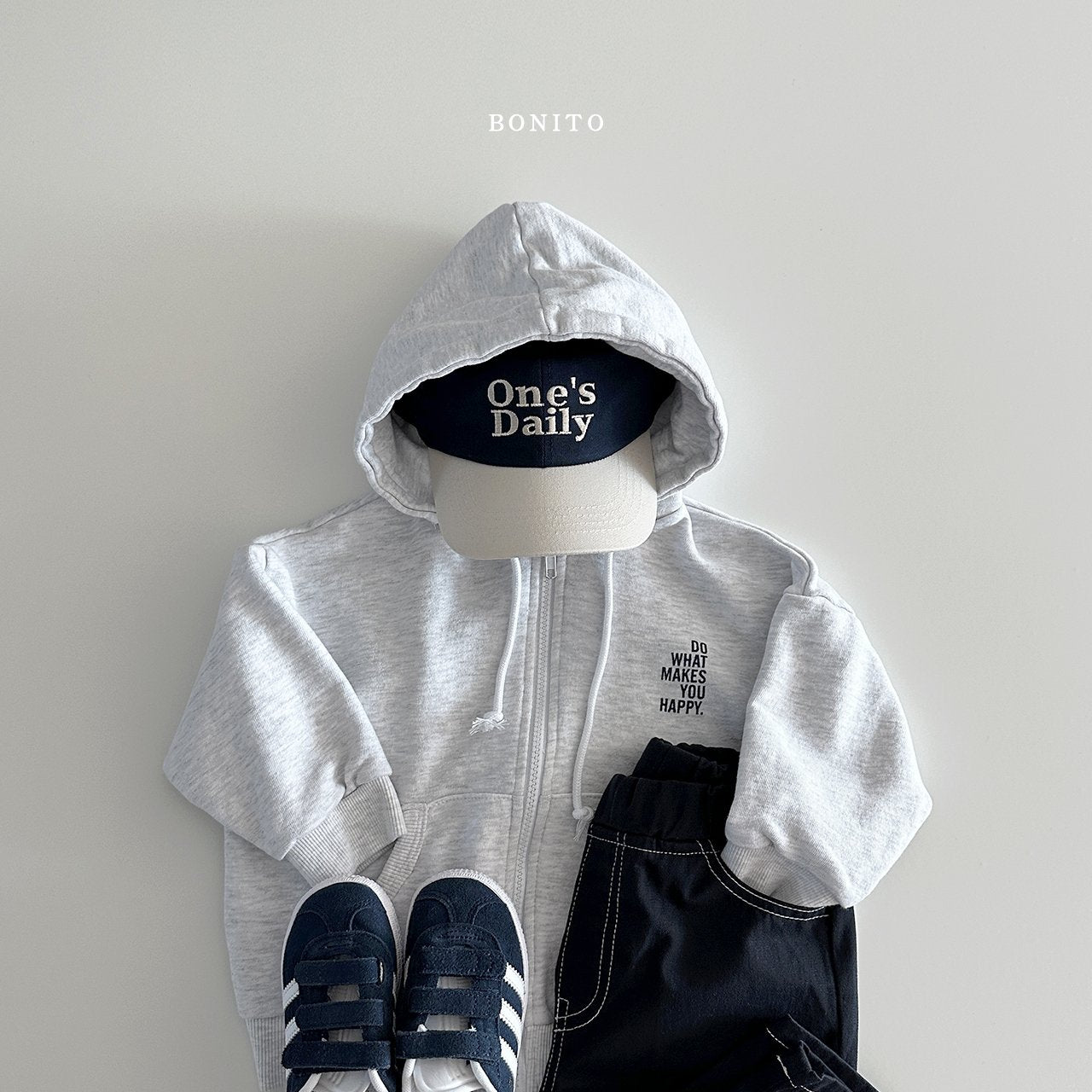 Happy Zip-Up Hoodie