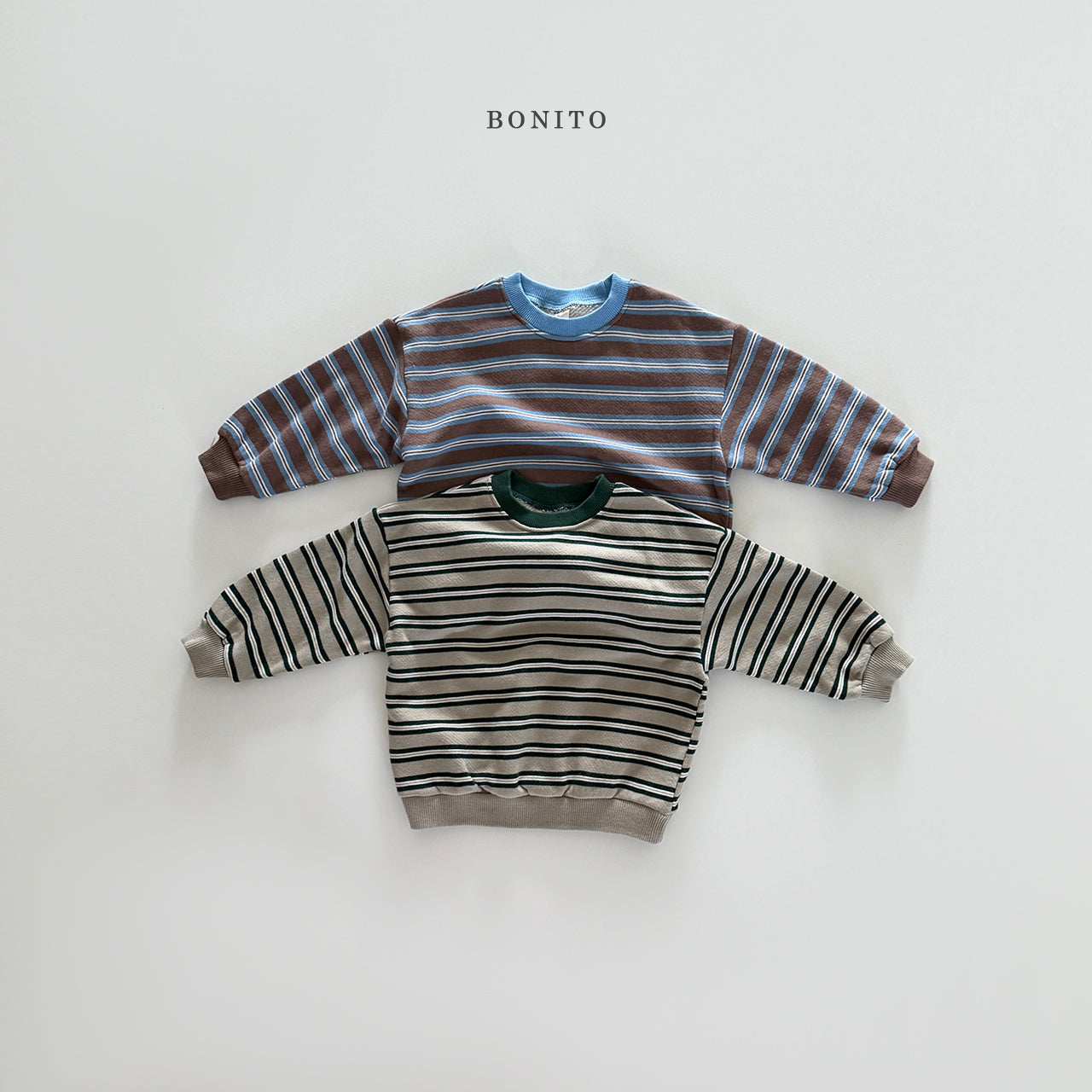 Stripe Color Sweatshirt