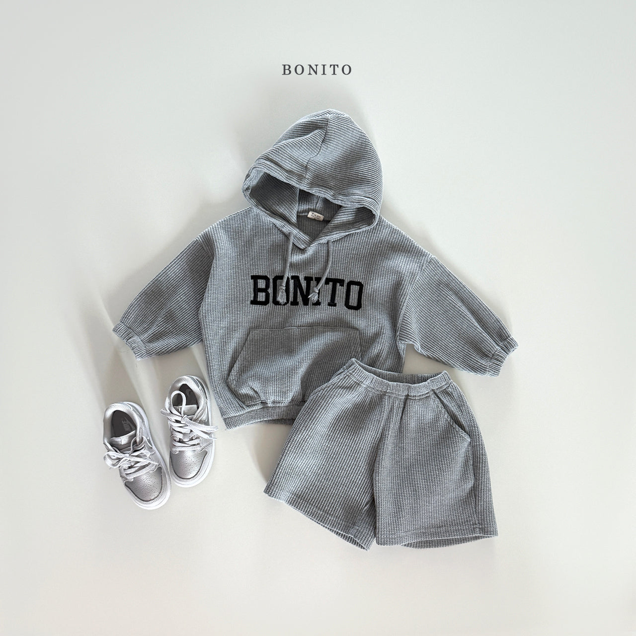 Bonito Waffle Hoodie Set