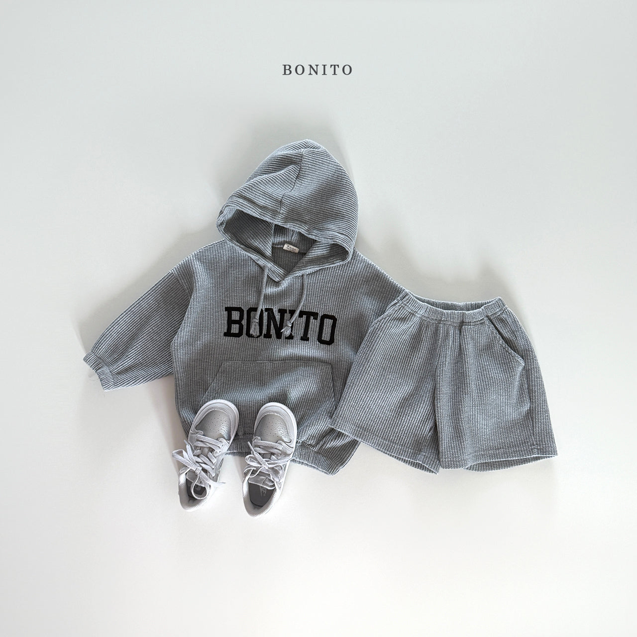 Bonito Waffle Hoodie Set