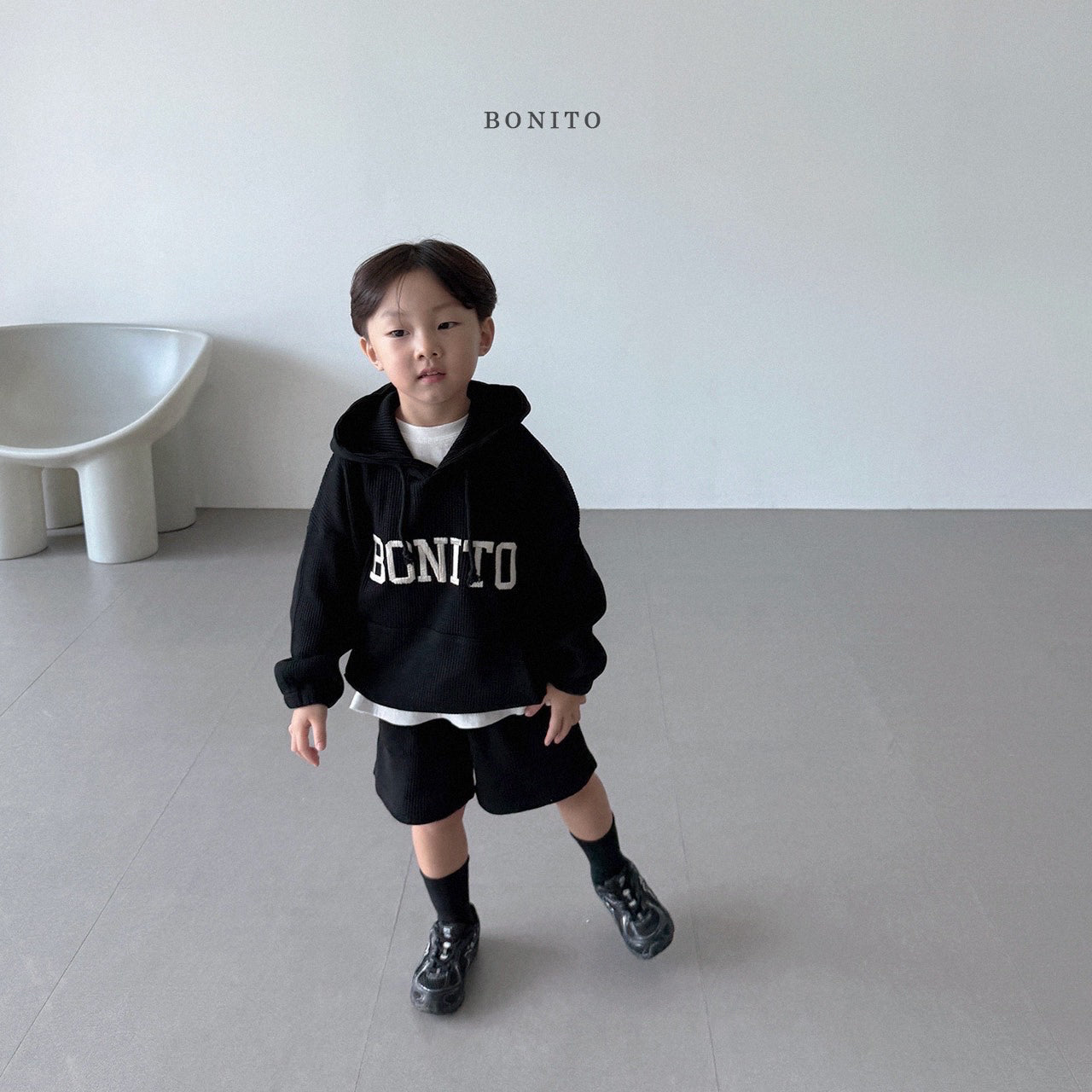Bonito Waffle Hoodie Set