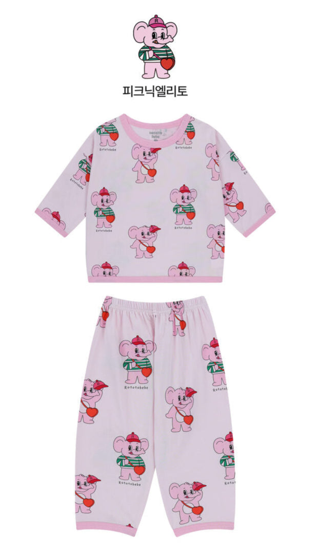 Floral Loose Fit PJ Set