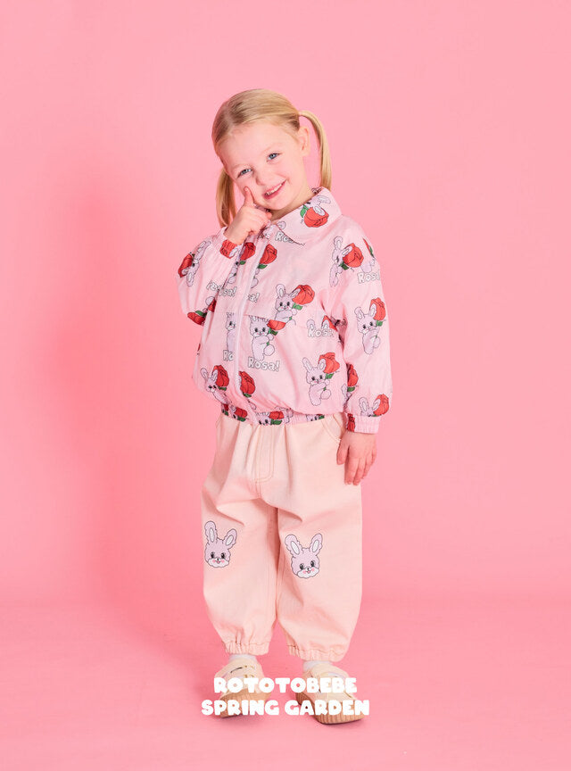 Floral Pattern Windreaker
