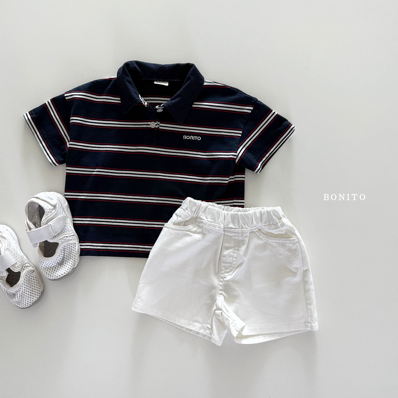 Stripe Collar Shirt