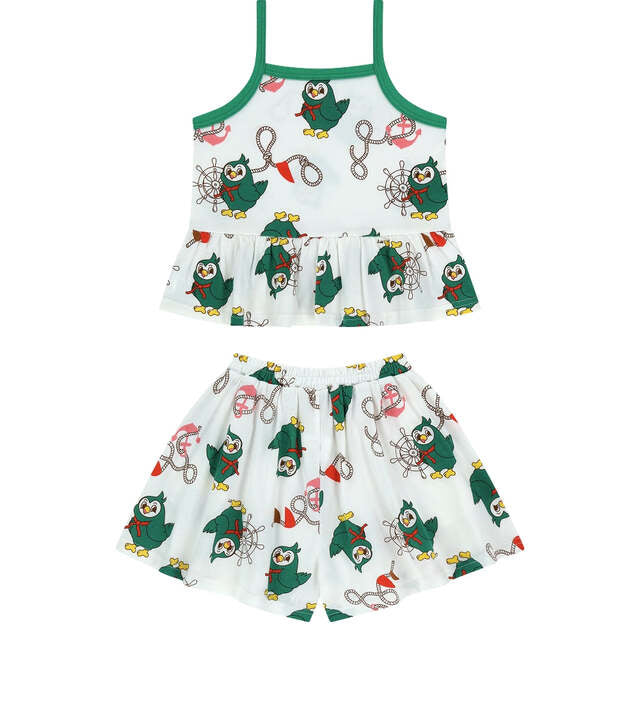 Tropical Strap Cami Set