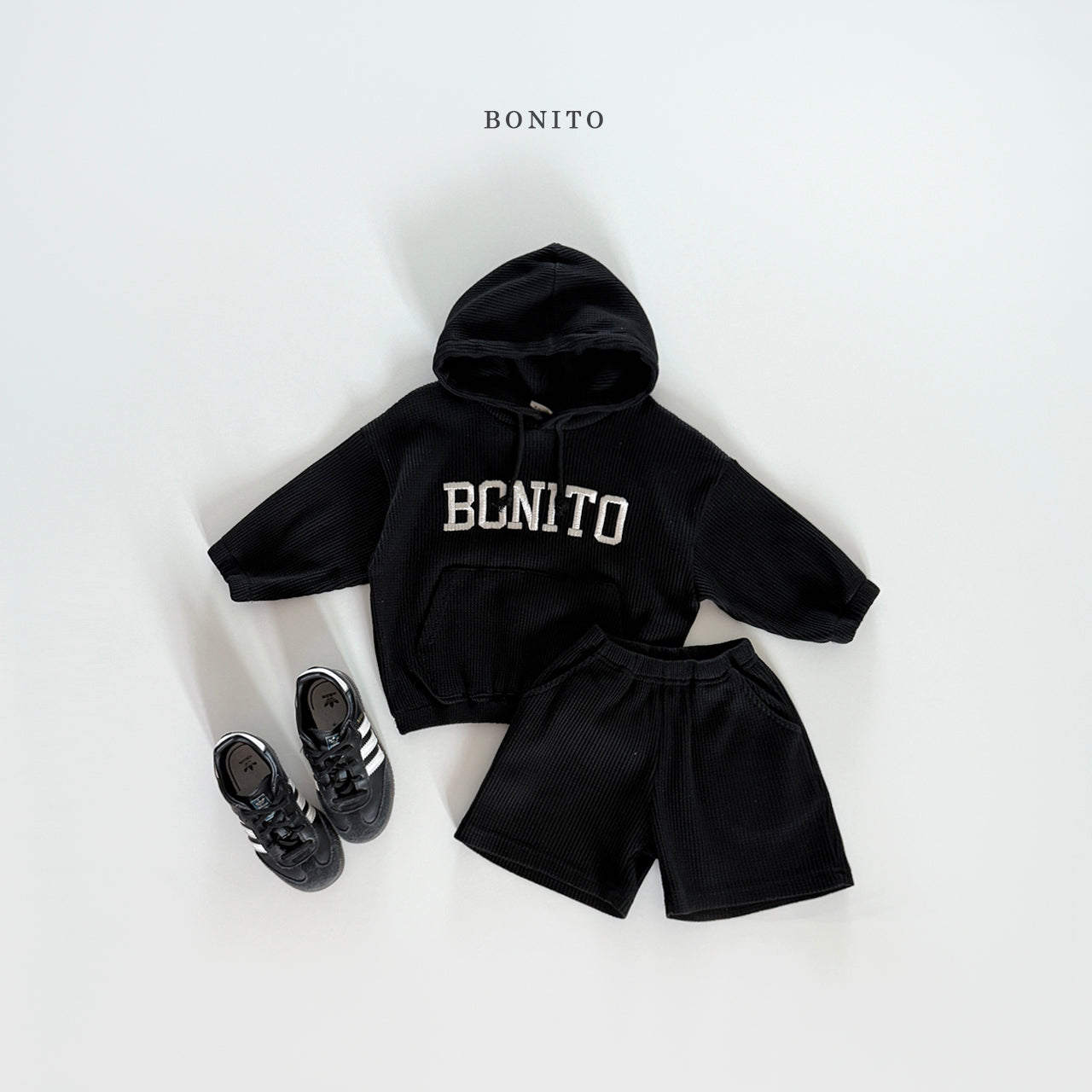 Bonito Waffle Hoodie Set