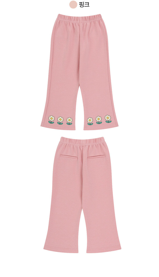Floral Bootcut Pants