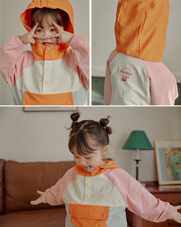 Juicy Anorak Windbreaker (Orange Pop)