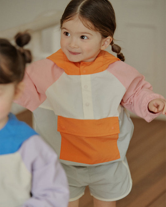 Juicy Anorak Windbreaker (Orange Pop)