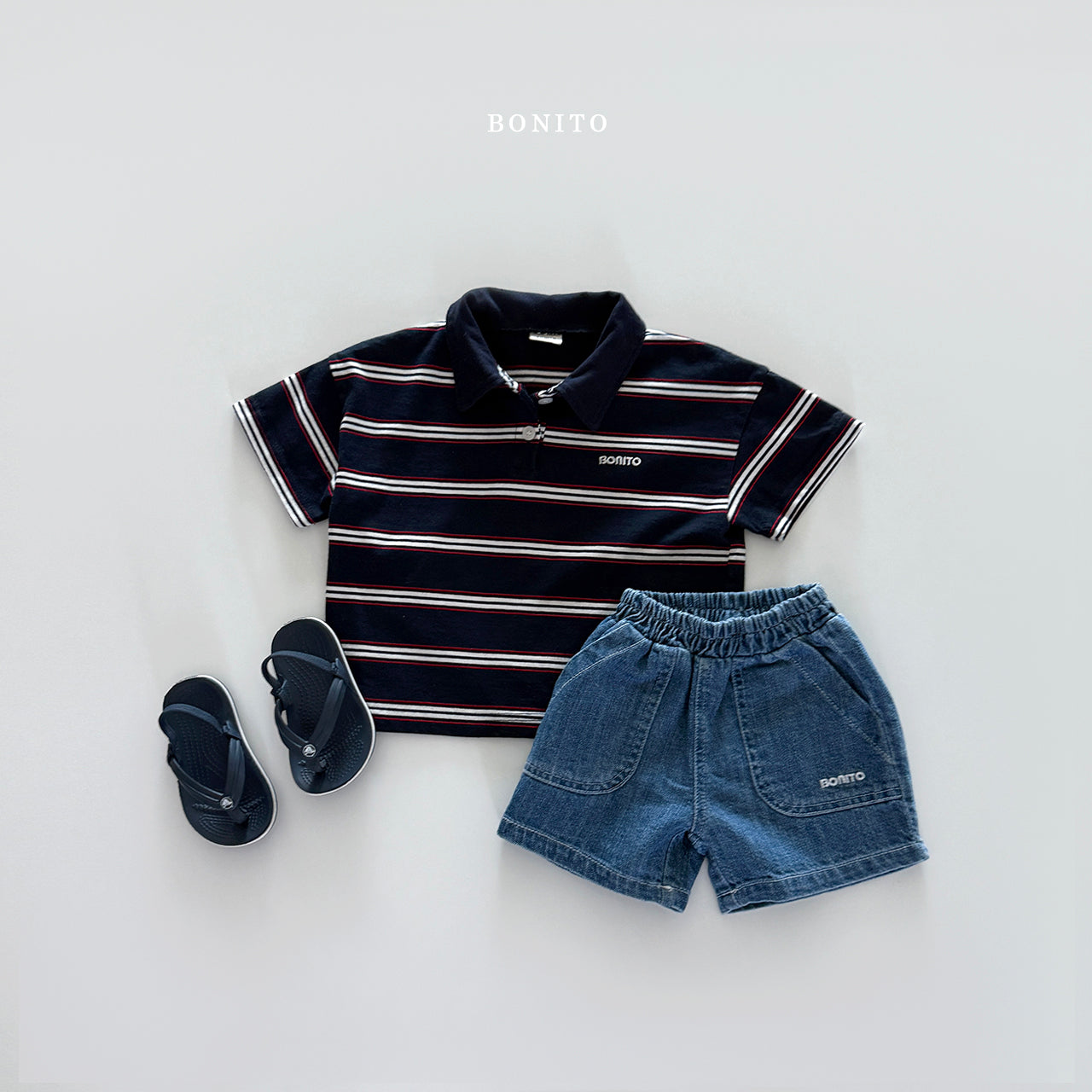Stripe Collar Shirt