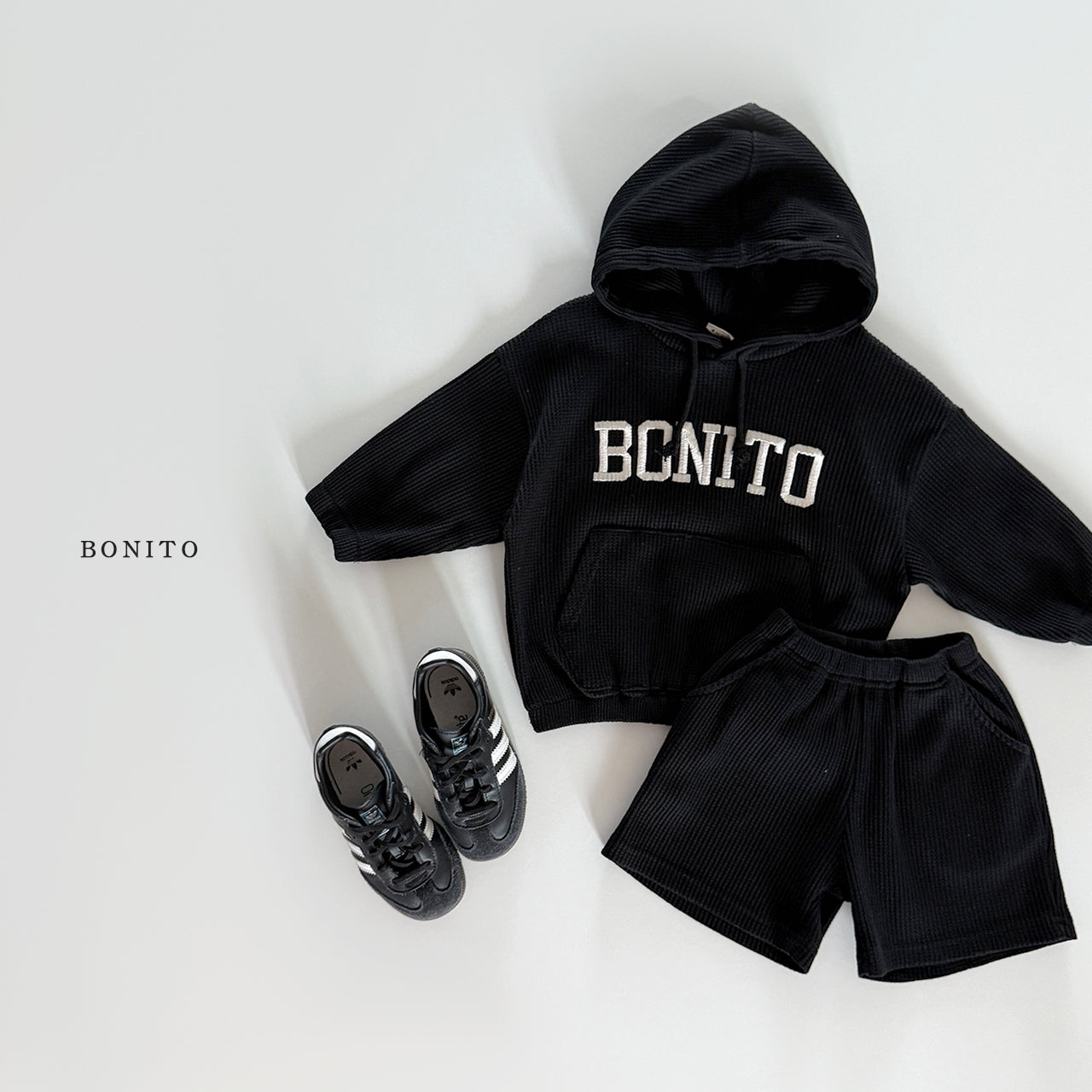 Bonito Waffle Hoodie Set