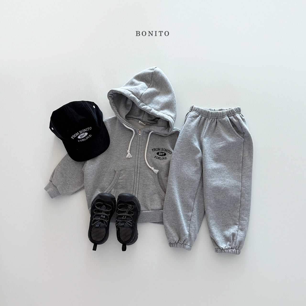 "From Bonito" Hoodie Zip-up Jacket