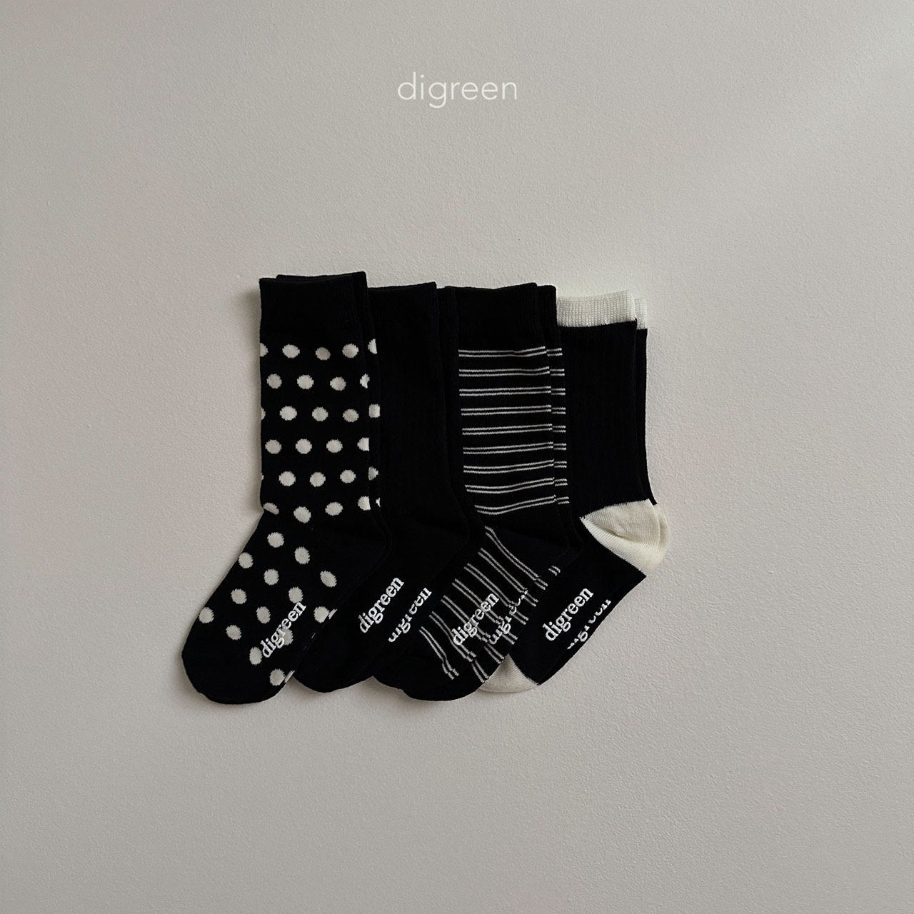 Together Socks Black (4pcs)