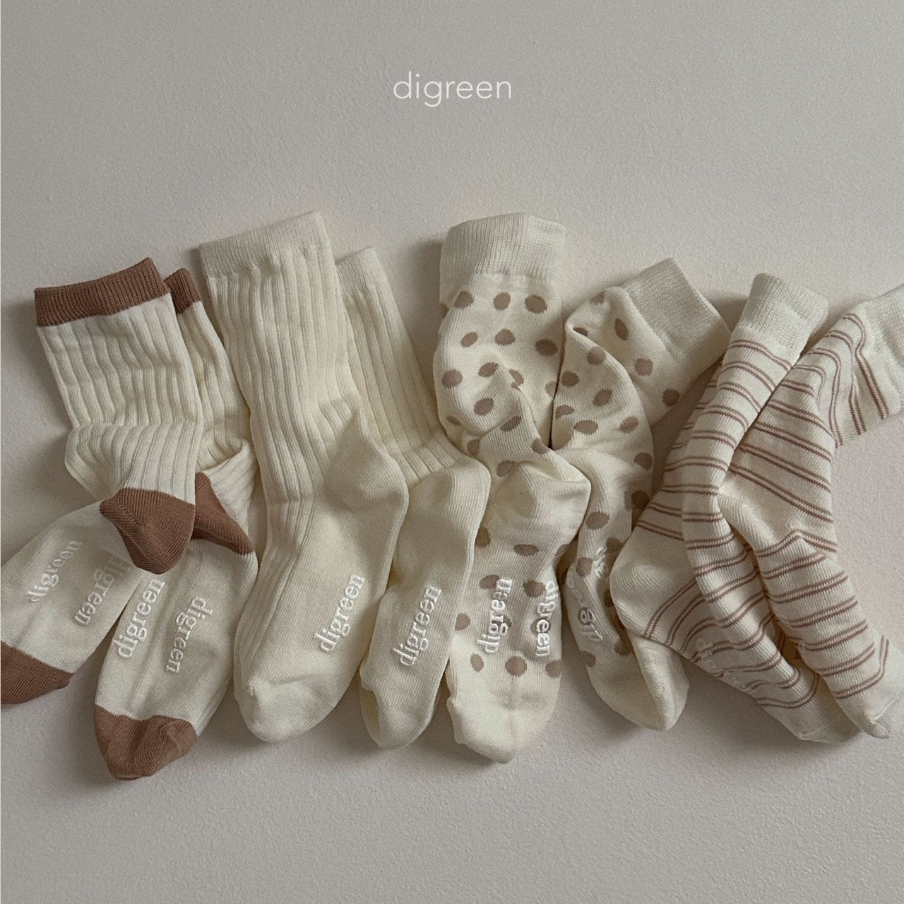 Together Socks Cream (4pcs)