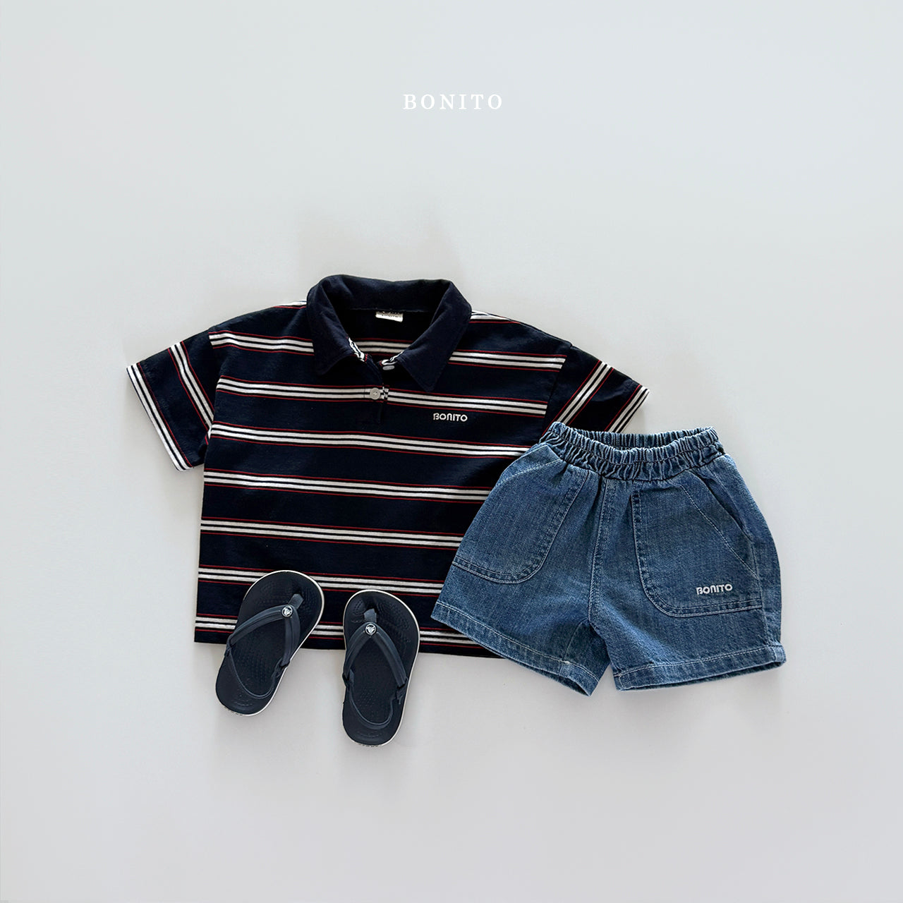 Stripe Collar Shirt